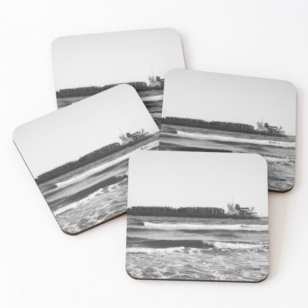 Item preview, Dry cargo ship transporting wood over the Black Sea  designed and sold by helenkaiy.