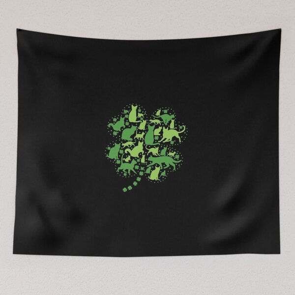 Item preview, Funny Cat Shamrock Shape St Patrick's Day Irish Cat lover designed and sold by Ibettson Justine.