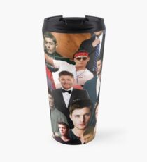 Jensen Ackles Collage Travel Mug