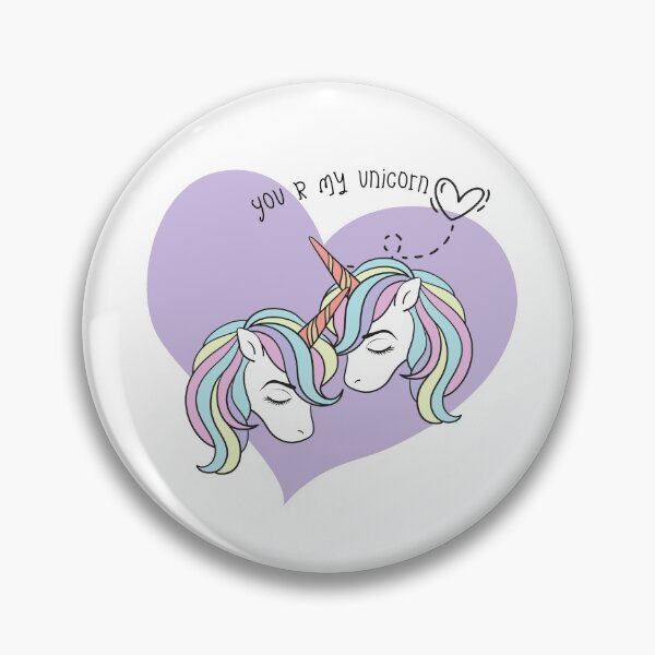 Item preview, Cute Unicorn Heart Mask / T-Shirt Mounted Print designed and sold by Mayri.