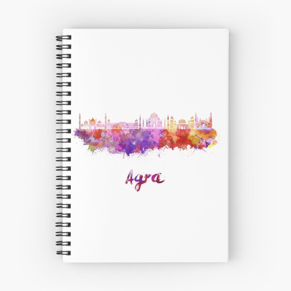Item preview, Agra skyline in watercolor designed and sold by paulrommer.
