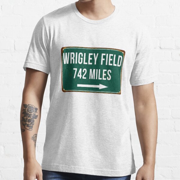 Wrigley Field Men's Est 1914 White Long Sleeve Tee L