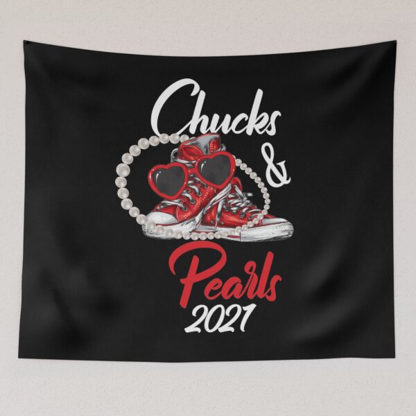 Item preview, Chucks And Pearls For Girls designed and sold by SammieCain.