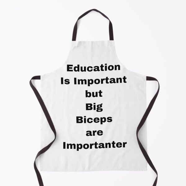 Item preview, Education Is Important but Big Biceps are Importanter designed and sold by Yeewen88.