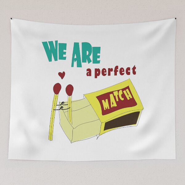 Item preview, We are a perfect match. designed and sold by olafekry.