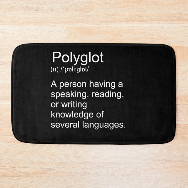 Item preview, Polyglot definition designed and sold by koopshop.