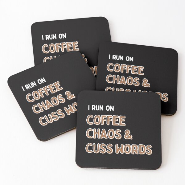 Item preview, I Run on Coffee, Chaos, and Cuss Words T-shirt,Funny Coffee Tee,Run on Coffee and Chaos Shirt,Unisex Tshirt. designed and sold by Babe3955.