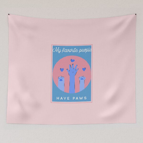 Item preview, My favorite people have paws. designed and sold by Sansiri.