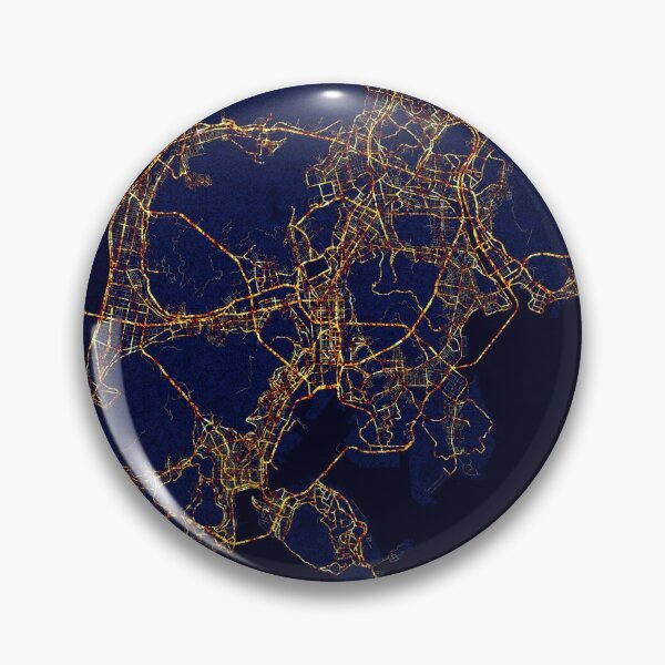 Item preview, Busan, South Korea - City At Night designed and sold by deMAP.