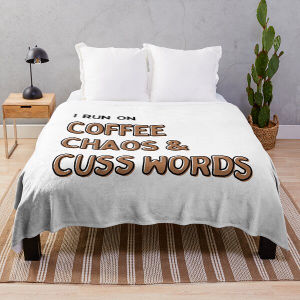 Item preview, I Run on Coffee, Chaos, and Cuss Words T-shirt,Funny Coffee Tee,Run on Coffee and Chaos Shirt,Unisex Tshirt. designed and sold by Babe3955.