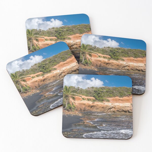 Item preview, Black Caribbean Beach Dominica designed and sold by reisefoto.