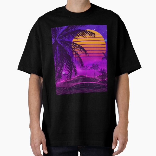 Item preview, 80s sunset synthwave designed and sold by MaiZephyr.