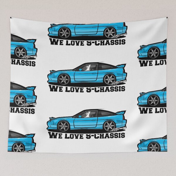Item preview, Blue 240SX We Love S-Chassis designed and sold by SprayPatrick.