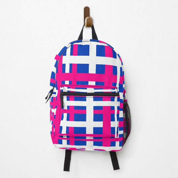 Item preview, Blue & Pink Interlocking Stripes designed and sold by blakcirclegirl.