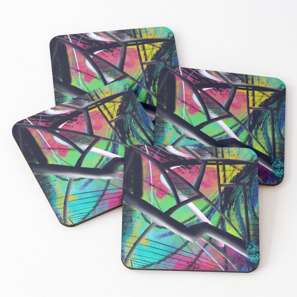 Item preview, Modern art punk digital abstract cityscape designed and sold by Dance Vibes: Blingit Studios.