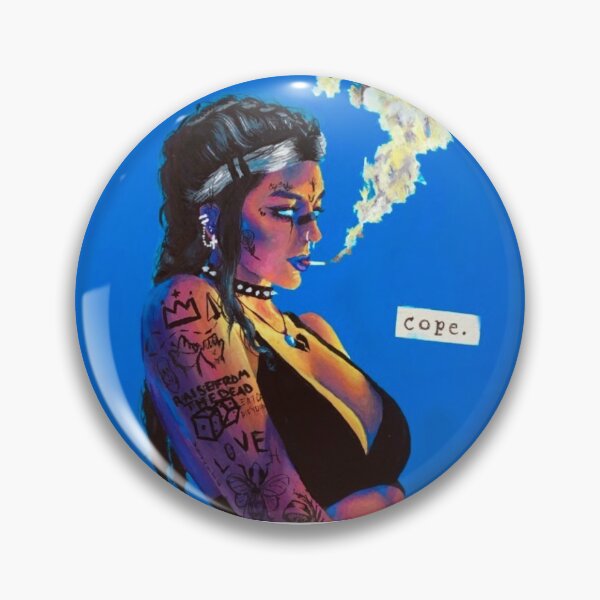 Item preview, multicolor bust smoking portrait designed and sold by pax michelle.