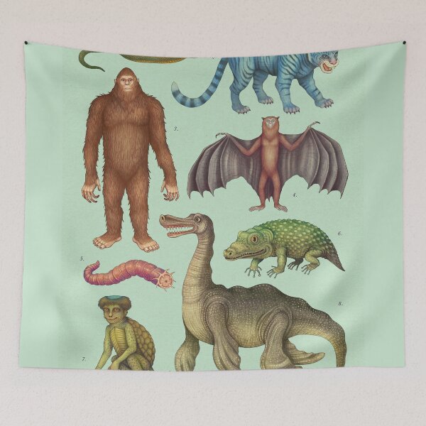 Item preview, Cryptids of Asia, Cryptozoology species designed and sold by Cabinet Of Curiosities by Vlad.