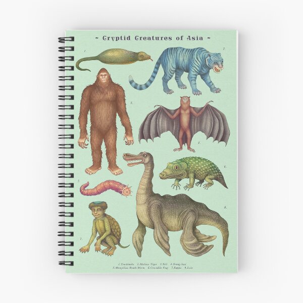 Item preview, Cryptids of Asia, Cryptozoology species designed and sold by Cabinet Of Curiosities by Vlad.