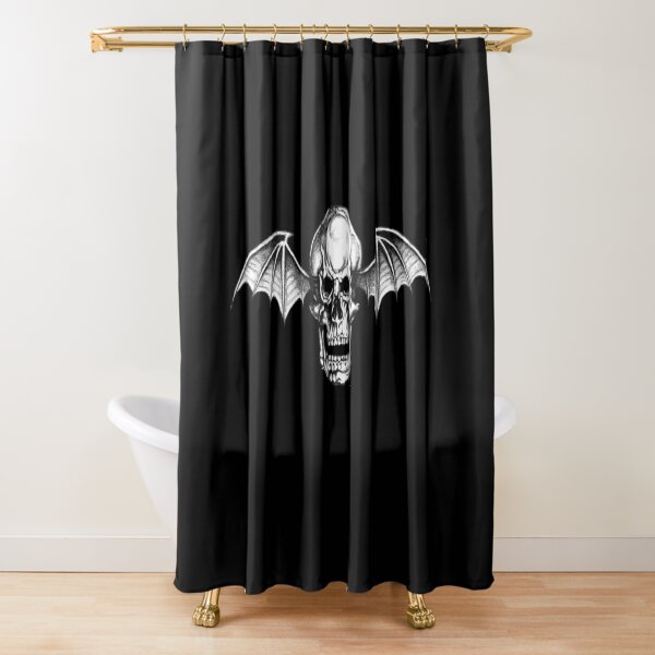 a7x Skull Wings Shower Curtain