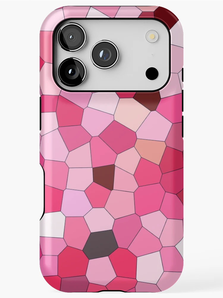 Thumbnail 1 of 4, iPhone Case, Fancy Colorful Pink Pattern designed and sold by MagicSpread.