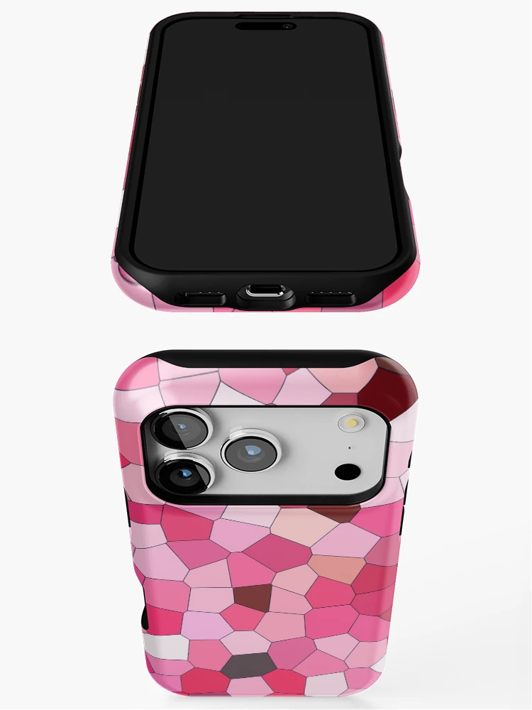 Thumbnail 3 of 4, iPhone Case, Fancy Colorful Pink Pattern designed and sold by MagicSpread.