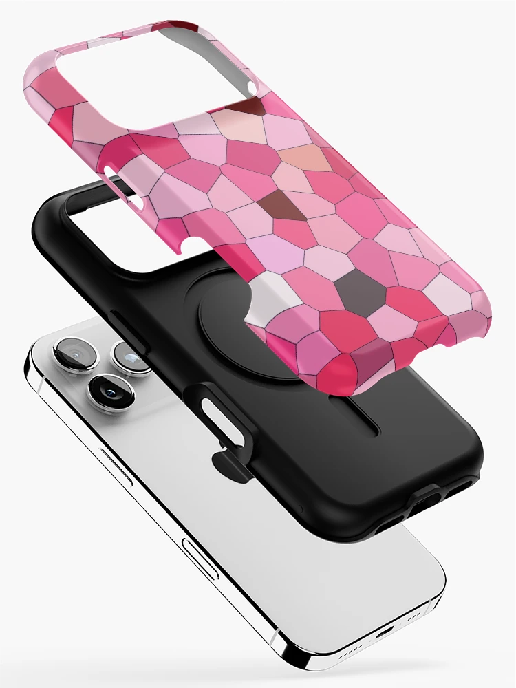 Thumbnail 2 of 4, iPhone Case, Fancy Colorful Pink Pattern designed and sold by MagicSpread.
