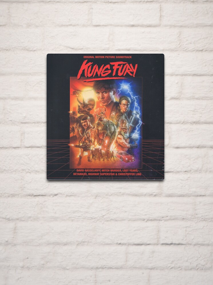 Kung Fury Poster" Metal Print for DJFLAX