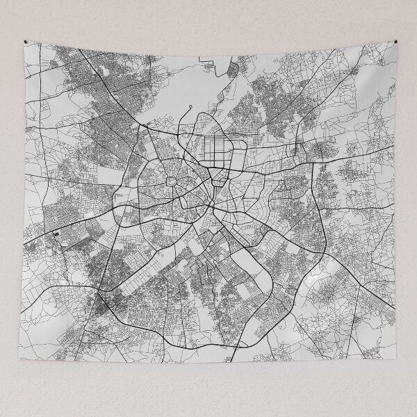 Item preview, Kano City Map of Nigeria - Light designed and sold by deMAP.