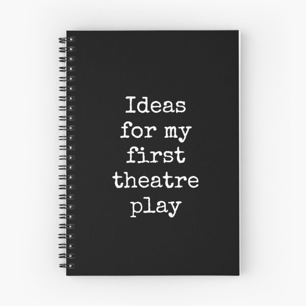 Item preview, Ideas For My First Theatre Play designed and sold by UrbaneLibra.