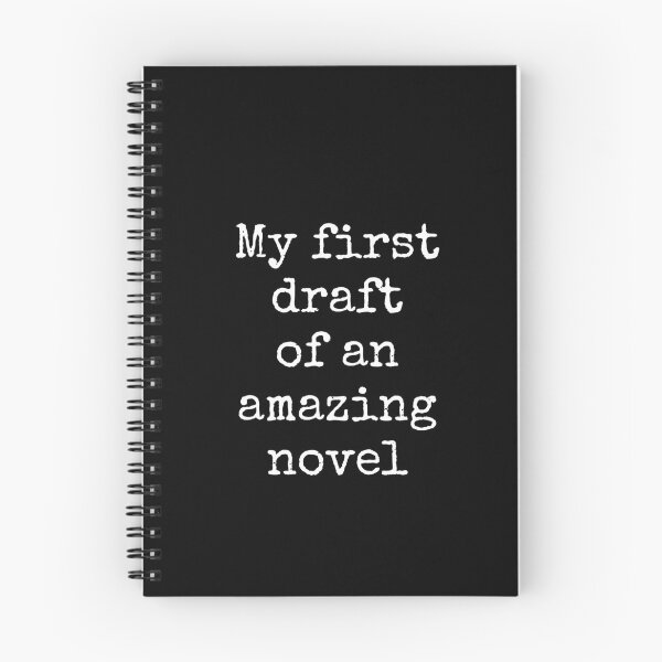 Item preview, My First Draft Of An Amazing Novel designed and sold by UrbaneLibra.