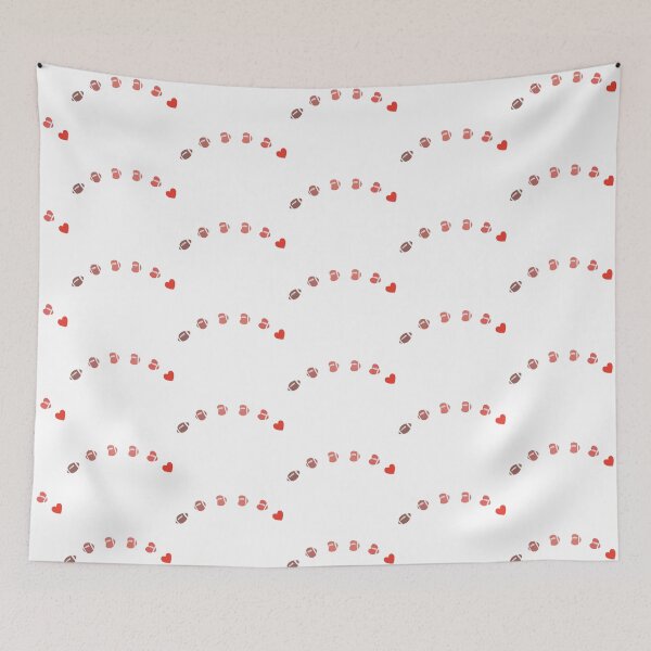 Item preview, Love American Football - Gridiron Fans Heart designed and sold by idovedesign.