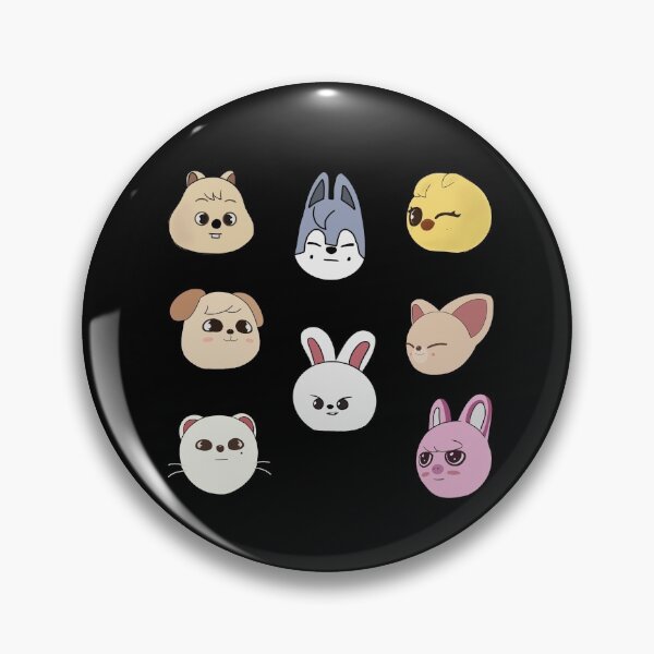 Item preview, Stray Kids sticker pack - SKZoo members ot8 designed and sold by Amy Hearts.