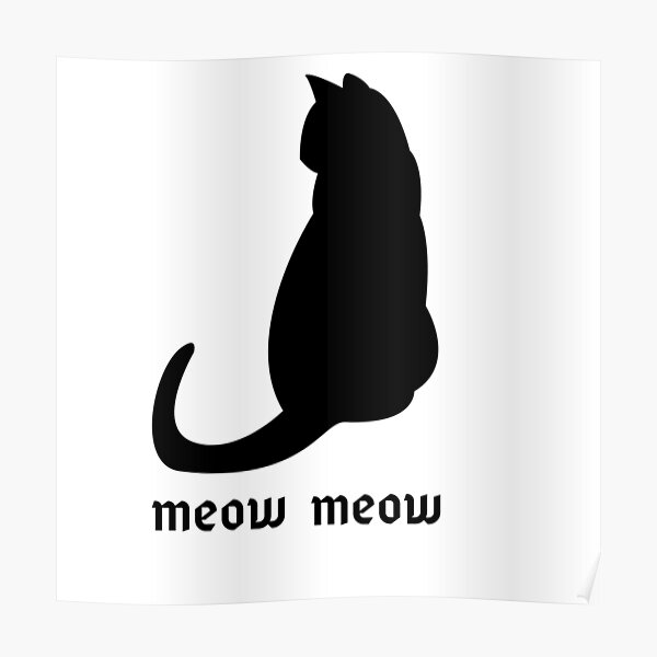 Chat Chaton Posters Redbubble