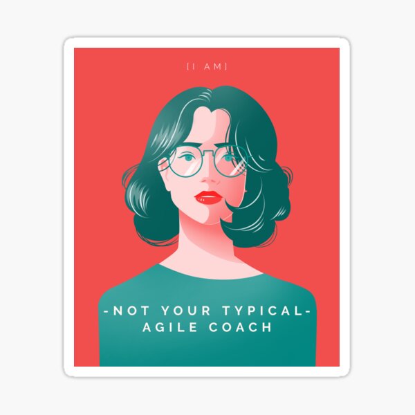 Item preview, "I am not your typical agile coach" designed and sold by Salma Satya & Co.