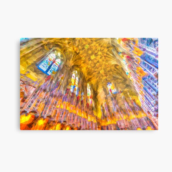 Edinburgh Cathedral Chapel Art Metal Print