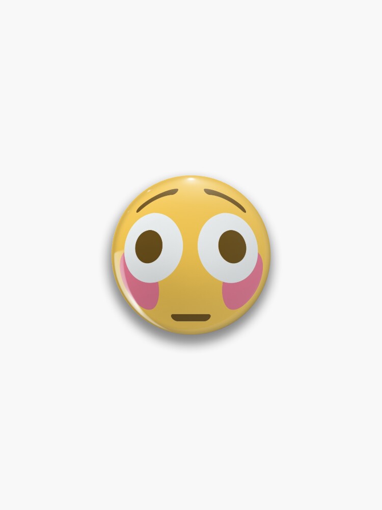 Embarrassed Face Emoji Pillow – Sparkle Pony Express