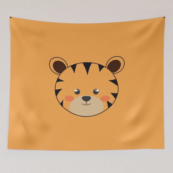 Item preview, Cute Tiger Head For Kids #1 designed and sold by SalahBlt.