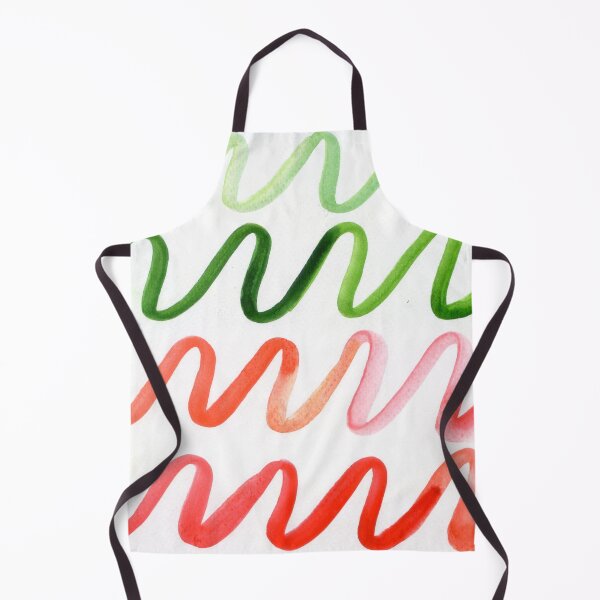 Item preview, abstract waves: green and red designed and sold by kosarandrea.