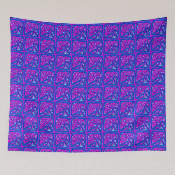 Item preview, Triple spiral tangle mandala designed and sold by AbeChaz.