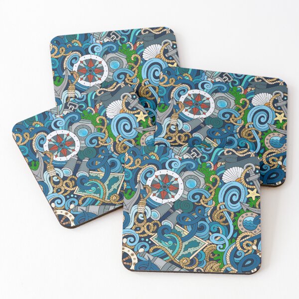 Item preview, Nautical Pattern  designed and sold by MarcSabuncu.