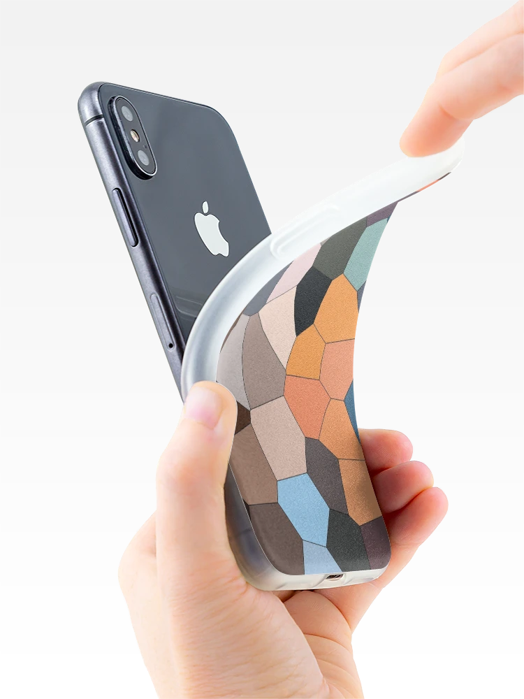 Thumbnail 4 of 5, iPhone Case, Fancy Colorful Pattern designed and sold by MagicSpread.