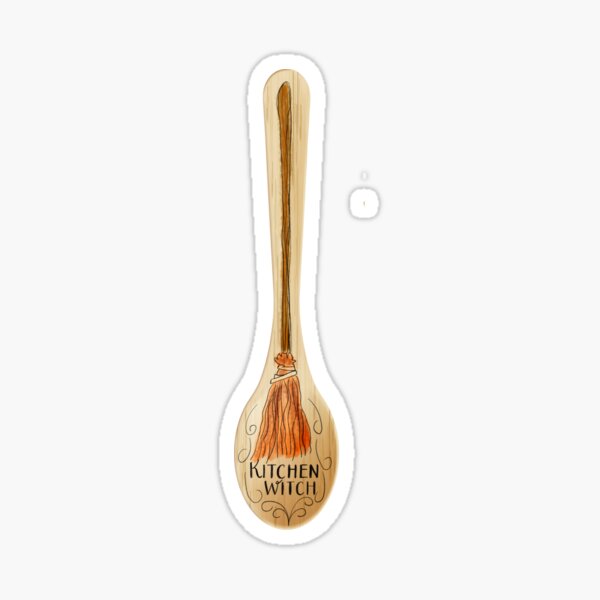 Item preview, Kitchen witch wooden spoon designed and sold by Arsumran.