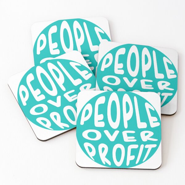 Item preview, People Over Profit - Turquoise designed and sold by pipeswitz.