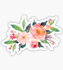 Watercolor Flower Bouquet Sticker