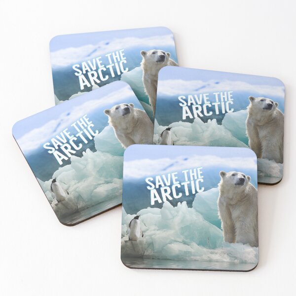 Item preview, Save The Arctic - Penguin and Polar Bear designed and sold by simpleones.