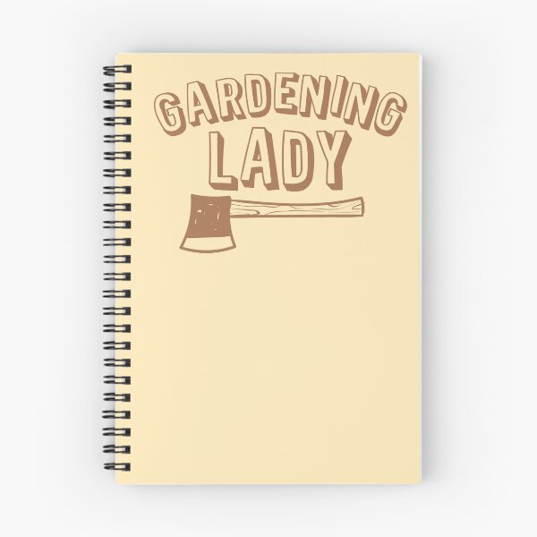 Item preview, Gardening lady with hatchet designed and sold by jazzydevil.