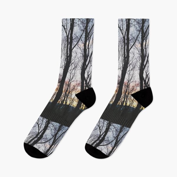 Item preview, Sundown in a park in its full colors, natural background  designed and sold by helenkaiy.