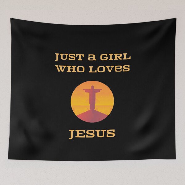 Artikelvorschau, Nur ein Mädchen, das Jesus liebt entworfen und verkauft von kocakashop.