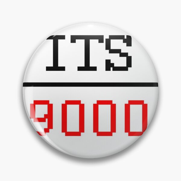 Item preview, Its Over 9000 sticker designed and sold by newager89.