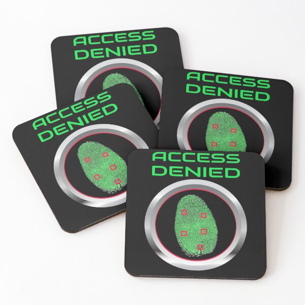Item preview, Cyber Security - Access Denied - Fingerprint - Cyber forensics designed and sold by clubtee.